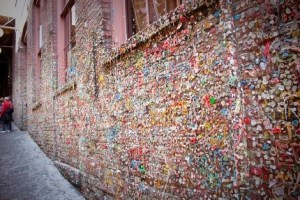 The Gum Wall in Seattle 